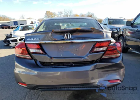 2015 Honda Civic Lx из США, поврежденный, VIN 2HGFB2F57FH509592